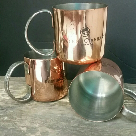 Mule Cups, Russian Standard Copper Moscow Mule Mug - Picture 5 of 5